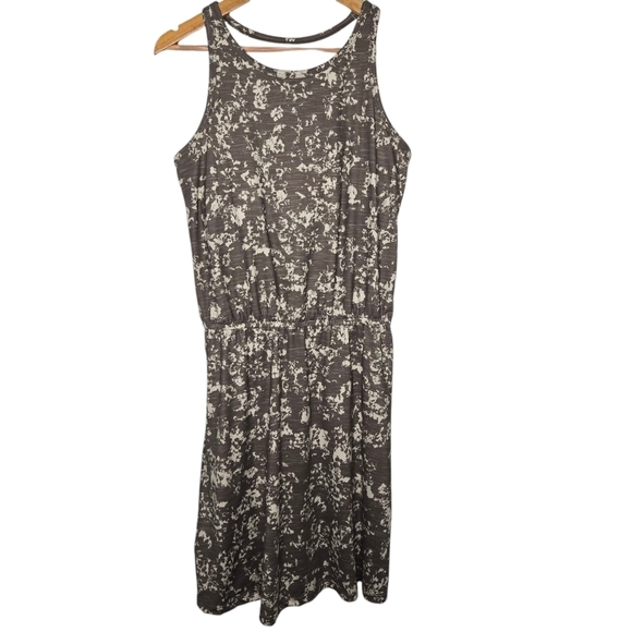 Prana Women's Brown Mandoline Racerback Sleeveless Day Dress Size Small - Picture 1 of 6